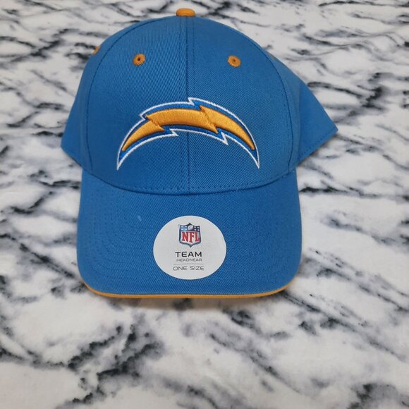Chargers NFL Team Headwear Hat - One Size Fits All Blue & Yellow 100% Cotton - Picture 1 of 5